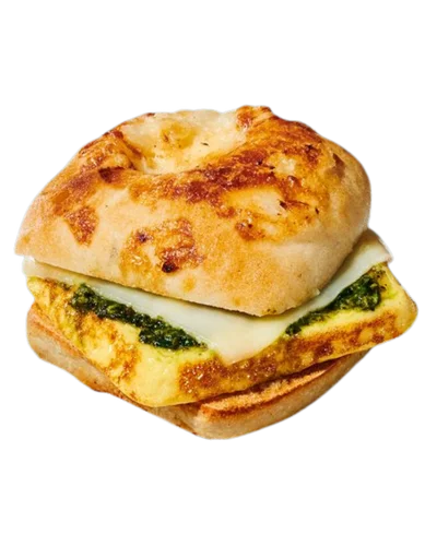 Egg, Pesto & Mozzarella Sandwich