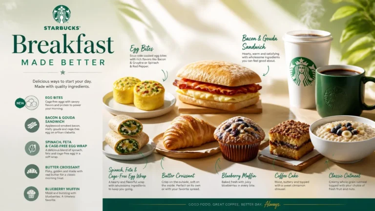 Starbucks Breakfast Menu