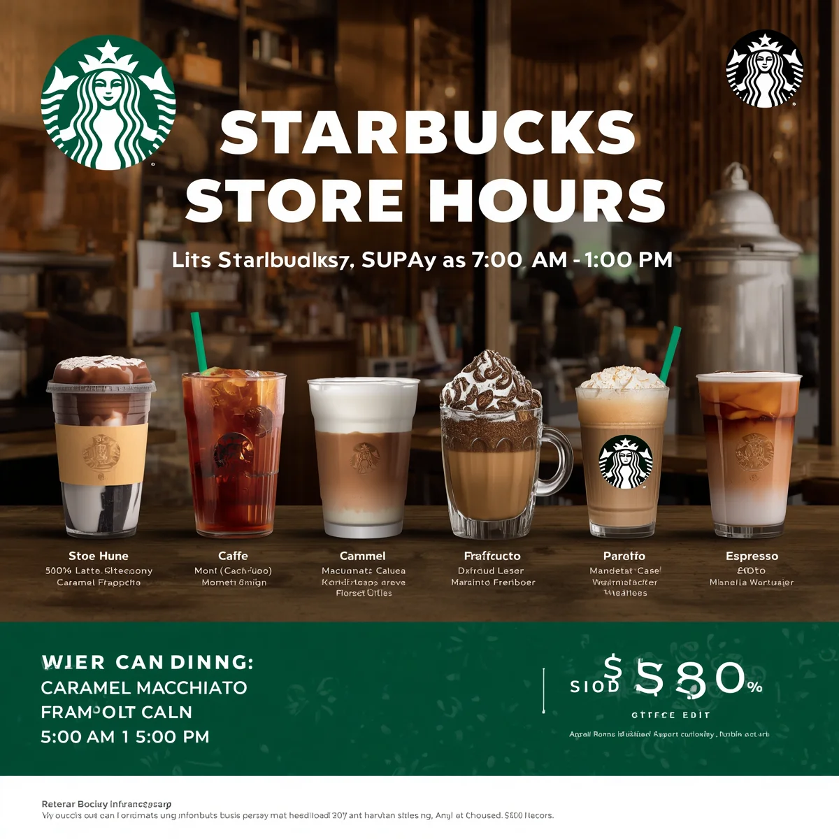 Starbucks coffee shop exterior with customers visiting during regular store hours